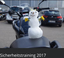 Sicherheitstraining 2017