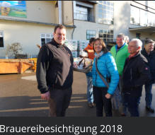 Brauereibesichtigung 2018