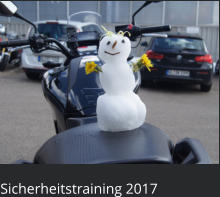 Sicherheitstraining 2017