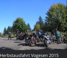 Herbstausfahrt Vogesen 2015