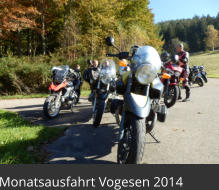 Monatsausfahrt Vogesen 2014