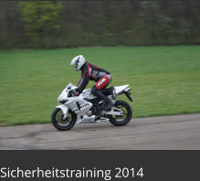 Sicherheitstraining 2014