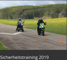 Sicherheitstraining 2019