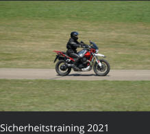 Sicherheitstraining 2021