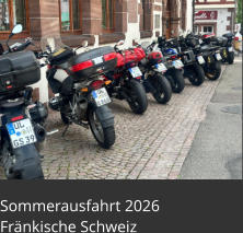 Sommerausfahrt 2026  Fränkische Schweiz